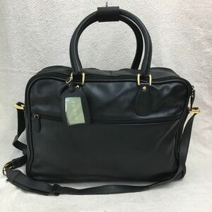 【美品】GUCCIグッチ2way 旅行カバン ボストンバッグ ショルダー オールレザー 検)ブランド ユニセックス　vintage 大容量 ブラック 本革