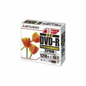 【新品】(まとめ) 三菱ケミカルメディア 録画用DVD-R120分 16倍速 ホワイトワイドプリンタブル 5mmスリムケース VHR12JPP10 1