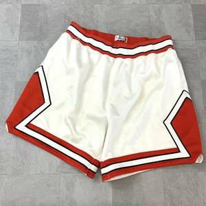 90‘s NBA バスケパンツ ショートパンツ メンズ L相当 ホワイト レッド