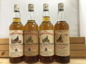 特級フェイマス グラウス 4本セット スコッチ ウイスキー Scotch Whisky THE FAMOUS GROUSE 750ml 43% 雷鳥