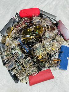 QA32 RONSON/ BRAIN STAGE/ MILD FLeX メガネ フレーム まとめ　ヴィンテージ サングラス 老眼鏡 プラスチック 総重量 度に入り