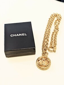 シャネル CHANEL ココマーク ネックレス 鏡 ミラー ゴールド