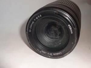 【ジャンク品】Canon 望遠レンズ EF-S55-250mm F4-5.6 IS APS-C対応 55539942【送料無料】
