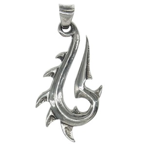 TRAVIS WALKER トラヴィスワーカー FISH HOOK CHARM フィッシュ フック ペンダントトップ シルバー系【中古】