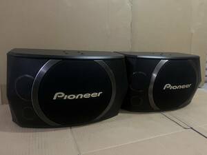 希少　６００W　スピーカー　CS-X080　L：R　1ペア　パイオニア　中古 音出し確認済み　PIONEER　カラオケ KARAOKE SPEAKER