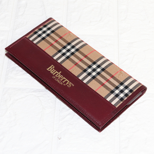 【セール】BURBERRY バーバリー ☆未使用品☆チェック 手帳カバー セット しおり付き 文具