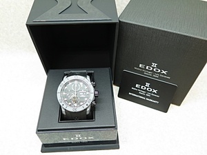 ★☆【エドックス】EDOX クロノオフショア1 カーボン クロノグラフ 自動巻き 01125 ot☆★