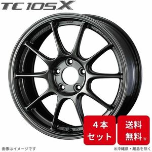 ウェッズ ホイール ウェッズスポーツ TC105X ランサーエボリューションX CZ4A 三菱 18インチ 5H 4本セット 0073538 WEDS