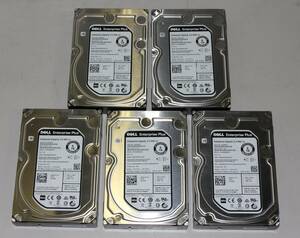 ★DELL SAS 6TB 12 Gb/s HDD 3.5インチ 7200RPM 　★中古動作品★（5台セット合計 30TB）