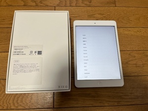 【中古・動作確認】Apple iPad mini2 32GB ME280J/A シルバー＋キーボード付き
