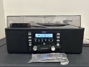 A3 TEAC ティアック LP-R550USB CD RECORDER SYSTEM 2018年製 レコードプレーヤー CD ラジオ 通電確認済み オーディオ機器 付属品有り