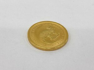 K24IG　オーストラリア　カンガルー金貨　1/10oz　2006　総重量3.1g【CEAH6055】