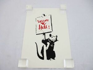 希少 WCP Banksy バンクシー WELCOME TO HELL リプロダクション シルクスクリーン プリント 限定品 現代アート