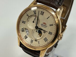 ★ORIENT オリエント 腕時計 RN-AK0001S クラシック SUN＆MOON メンズ 自動巻き 稼働品 中古★003203