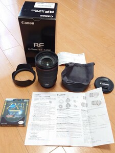 美品 Canon RF 24-70mm F2.8 L IS USM Kenko ZX2 82mm プロテクター付き キヤノン 