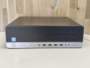 1円～ HP EliteDesk 800 G4 SFF Corei5-8500 新品SSD128GB+HDD2TB Office2021 (D2402-04H)