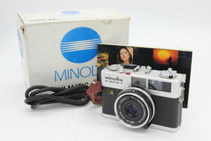 【返品保証】 【元箱付き】ミノルタ Minolta Hi-Matic F Rokkor 38mm F2.7 コンパクトカメラ s4611