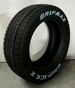 訳あり！余剰在庫放出 GRIP MAX ホワイトレタースタッドレス ICE X 2022年製造 205/55R16 91T 4本限りの4本価格