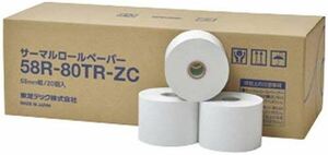 【58R-80TR-ZC】東芝テック レジロール 1箱/20巻