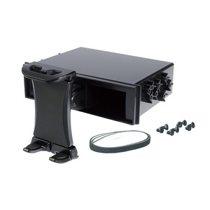 DIN BOX タブレットホルダー 1DIN BOX取り付け 上下方向3段階角度調節可能 10インチクラス 耐荷重500g以下 ブラック ヤック VP-D13 ht