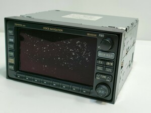 管理1302 TOYOTA トヨタ 純正 DVD ナビ カーナビ ボイスナビ 86120-33290 56041 動作未確認 ジャンク