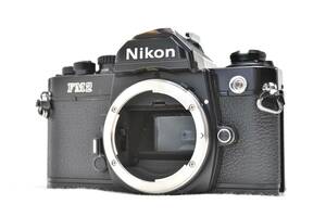 【きれいな動作品】Nikon ニコン New FM2 ブラック 後期型　清掃・整備済み　電池付きでこのまま使える動作良好品