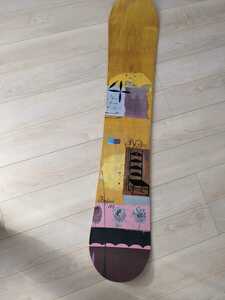 スノーボード BURTON 145 wood？軽量 中古 程度良 初心者向