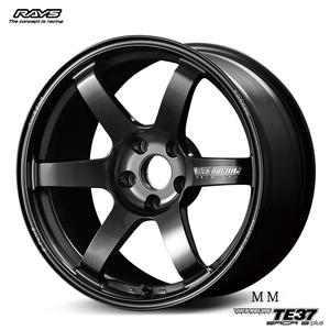 送料無料 レイズ TE37 SAGA S-plus (MM) 9.5J-18 +45 5H-120 (18インチ) 5H120 9.5J+45【2本セット 新品】