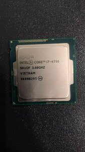 CPU インテル Intel Core I7-4790 プロセッサー 中古 動作未確認 ジャンク品 - A300