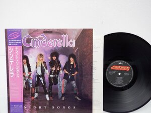 【帯付】Cinderella(シンデレラ)「Night Songs(ナイト・ソングス)」LP（12インチ）/Mercury(25PP-195)/Rock