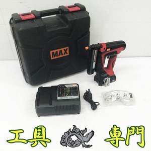 Q4525 送料無料！【中古品】18V35mmピンタッカー MAX TJ-35P3 充電工具 電動