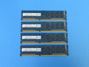 ・XPC 14662◆保証有 SKhynix 1R×8 PC3-12800U-11-13-A1 4GB 4枚セット 領収書発行可・祝10000取引突破!!