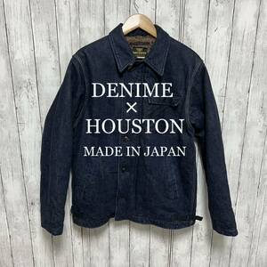 超美品！DENIME×HOUSTON A-2デニムボアジャケット！日本製！即完売