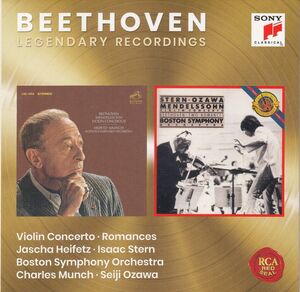 [CD/Rca]ベートーヴェン:ヴァイオリン協奏曲ニ長調Op.61他/J.ハイフェッツ(vn)&C.ミュンシュ&ボストン交響楽団 1955.11他