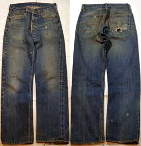 t143/LEVIS501ビッグＥ☆ヴィンテージ 色落ちスペシャル　グッドサイズ