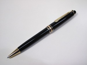 モンブラン MONTBLANC マイスターシュテュック MEISTERSTUCK ボールペン ツイスト式 ブラック×ゴールド