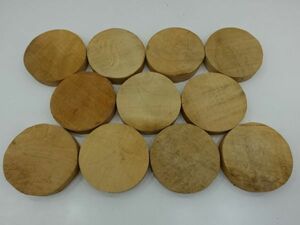 No,60099-8　橡 とち 11枚 厚さ25~32ｍｍ程度×直径135～145ｍｍ程度　送料無料　旋盤　ウッドターニング　木製皿