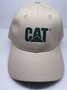 キャタピラー　CAT　帽子　キャップ　ファッション　コレクション　オリジナル　フリーサイズ　カーキバリュー　緑ロゴ　カジュアル