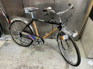 ○ (J) 当時物 未使用品 塩野自転車 レトロ デコチャリ 22インチ GOOD KEEN SHIMANO PPS-FH 5Speed 初期保護シート付き 長期保管現状品 ③