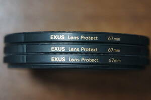 [67mm] marumi EXUS Lens Protect 高級保護フィルター 1480円/枚