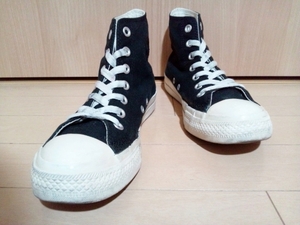 PLAY COMME des GARCONS プレイコムデギャルソン CONVERSE コンバース CT CDG HI チャックテイラーハイ コラボスニーカー 黒 ブラック 24cm