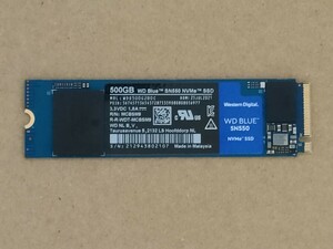 Western Digital WD Blue SN550 M.2 PCIe NVMe 500GB 【SSD】