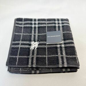 【未使用品】BURBERRY タオルハンカチ　バーバリー ハンカチ 25.5cm×25.5cm 日本製　保管品