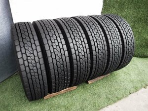 ★225/80R17.5 123/122L ブリヂストン M800☆倉庫保管品・極上美品☆残溝最大12mm☆【直接引き取り大歓迎】激安6本セット売り切り価格_A334