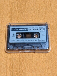 【貴重盤カセットテープ】TM NETWORK シングル「10YEARS AFTER」（宇都宮隆、木根尚登、小室哲哉） 