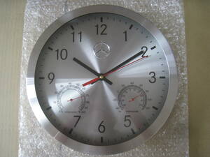 【新品箱付き】メルセデスベンツコレクション ウォールロック 掛け時計 気温計 温度計