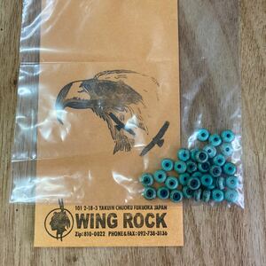 希少 初期 オールド ホワイトハーツ ターコイズ ビーズ 激レア ウイングロック ウィングロック WINGROCK WING ROCK ゴローズ goro