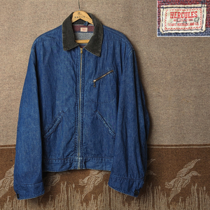 ヘラクレス【HERCULES】50s Denim Work Jacket/ 50年代 デニム ワーク ジャケット カバーオール ブランケット Lee 91B型 ビンテージ 40s60s