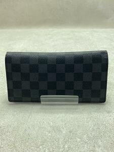 LOUIS VUITTON◆ポルト・フォイユ・ブラザ_エピ_BLK/レザー/BLK/メンズ