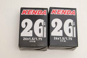 KENDA 2本 26x1.5-1.75 仏式 チューブ ケンダ